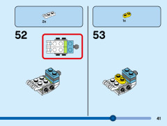 LEGO 31128 instructions page 41 – build guide