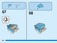 LEGO 31128 instructions page 44 – build guide
