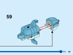 LEGO 31128 instructions page 45 – build guide