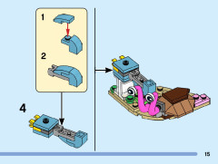 LEGO 31128 instructions page 15 – build guide
