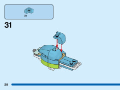 LEGO 31128 instructions page 28 – build guide