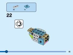 LEGO 31128 instructions page 15 – build guide