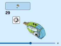 LEGO 31128 instructions page 21 – build guide