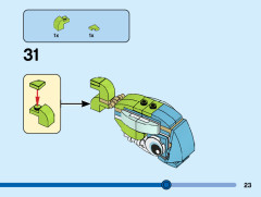 LEGO 31128 instructions page 23 – build guide
