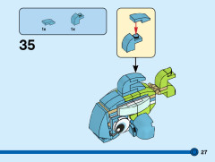 LEGO 31128 instructions page 27 – build guide