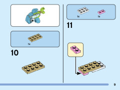LEGO 31128 instructions page 9 – build guide