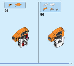 LEGO 31129 instructions page 43 – build guide