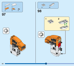 LEGO 31129 instructions page 44 – build guide