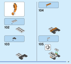 LEGO 31129 instructions page 47 – build guide