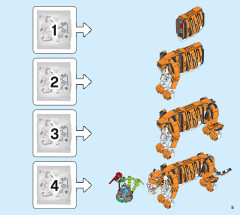 LEGO 31129 instructions page 5 – build guide