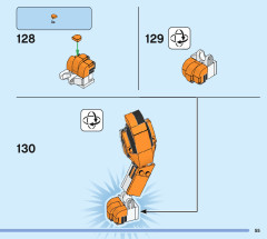 LEGO 31129 instructions page 55 – build guide