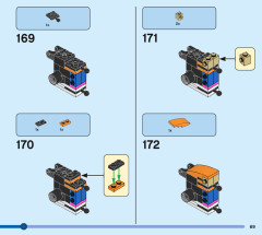 LEGO 31129 instructions page 69 – build guide
