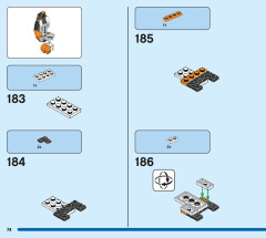 LEGO 31129 instructions page 74 – build guide