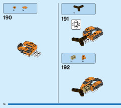 LEGO 31129 instructions page 76 – build guide