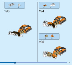 LEGO 31129 instructions page 77 – build guide