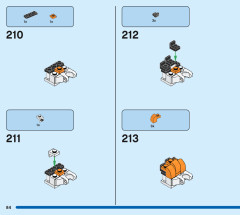 LEGO 31129 instructions page 84 – build guide