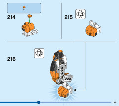 LEGO 31129 instructions page 85 – build guide
