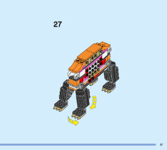 LEGO 31129 instructions page 17 – build guide