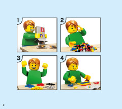 LEGO 31129 instructions page 2 – build guide