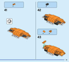 LEGO 31129 instructions page 23 – build guide