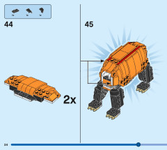 LEGO 31129 instructions page 24 – build guide