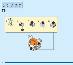 LEGO 31129 instructions page 38 – build guide