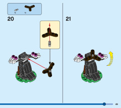LEGO 31129 instructions page 49 – build guide