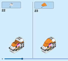 LEGO 31129 instructions page 12 – build guide