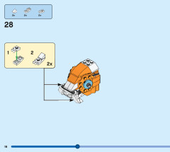 LEGO 31129 instructions page 16 – build guide