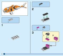 LEGO 31129 instructions page 4 – build guide