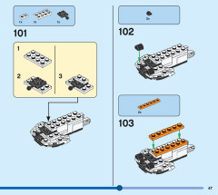 LEGO 31129 instructions page 47 – build guide