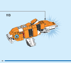 LEGO 31129 instructions page 52 – build guide