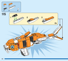 LEGO 31129 instructions page 54 – build guide