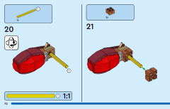 LEGO 31130 instructions page 72 – build guide