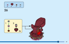 LEGO 31130 instructions page 77 – build guide