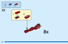 LEGO 31130 instructions page 80 – build guide