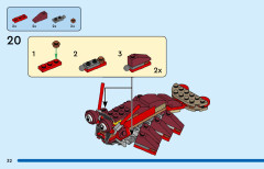 LEGO 31130 instructions page 32 – build guide