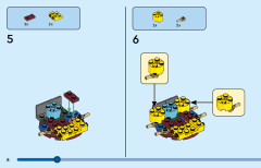 LEGO 31130 instructions page 8 – build guide