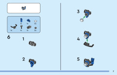 LEGO 31130 instructions page 7 – build guide