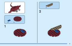 LEGO 31130 instructions page 9 – build guide