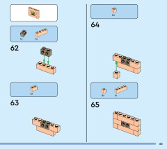 LEGO 31131 instructions page 65 – build guide