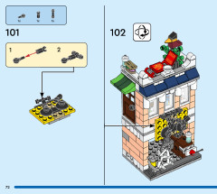LEGO 31131 instructions page 72 – build guide
