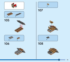 LEGO 31131 instructions page 75 – build guide