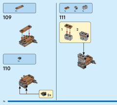 LEGO 31131 instructions page 76 – build guide