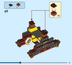 LEGO 31132 instructions page 75 – build guide