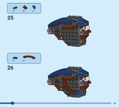 LEGO 31132 instructions page 47 – build guide