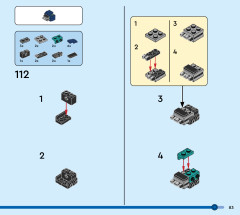 LEGO 31132 instructions page 83 – build guide