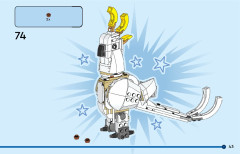 LEGO 31133 instructions page 43 – build guide