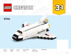 LEGO 31134 instructions page 1 – build guide