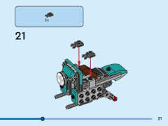 LEGO 31135 instructions page 21 – build guide